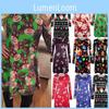 Women's Dress Reindeer Elk Snowman Christmas Tree Printed Party Dress Skirt Featuring Versatile Style For Festive Celebrations