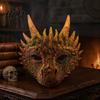 Mascarilla de Espuma Suave para Efectos de Película Dragón Adultos, Cosplay de Halloween 3D Duradera Sin Olor Decoración Festiva Cara Completa Festival, Carnaval Máscaras