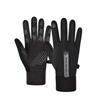 Polar Fleece Gloves, Non-Slip, Thickened, Fleece-Lined, Warm, for Cycling, Winter Driving, Cold-Proof, Windproof, Waterproof, Touch Screen