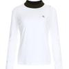 Shop   Women Golf Wear Half Neck Long Sleeve Tee Black Lb Wsh 211