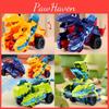 Dinosaur Toy Car With Inertia Collision Transforming For Kids Playroom