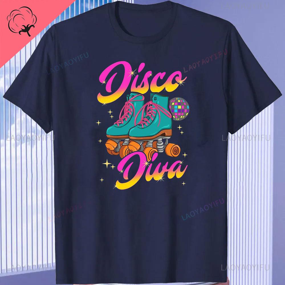 Funny 80s Retro Cotton Tee Clothing Vintage T Shirt Camisetas 1980s Party Gift Turntable Cassette Retro Style Oneck TShirt