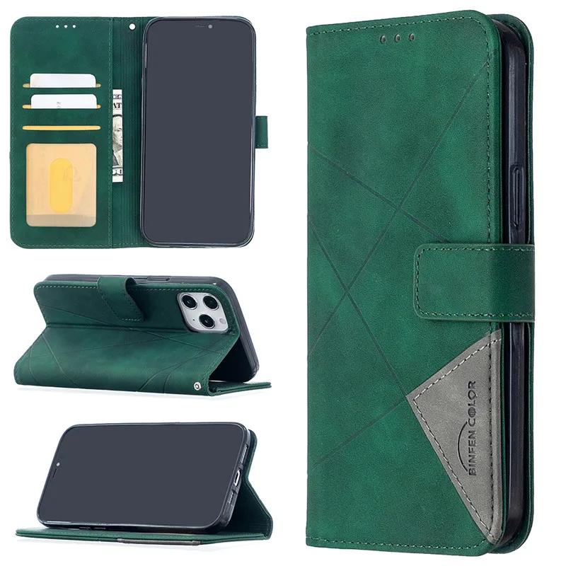 Luxury Leather Phone Case For iPhone 12Pro 11Pro 12 Mini 13 14 11 Pro Max SE 2020 6 8 7 Plus XR X XsMax Wallet Flip Cover Coque