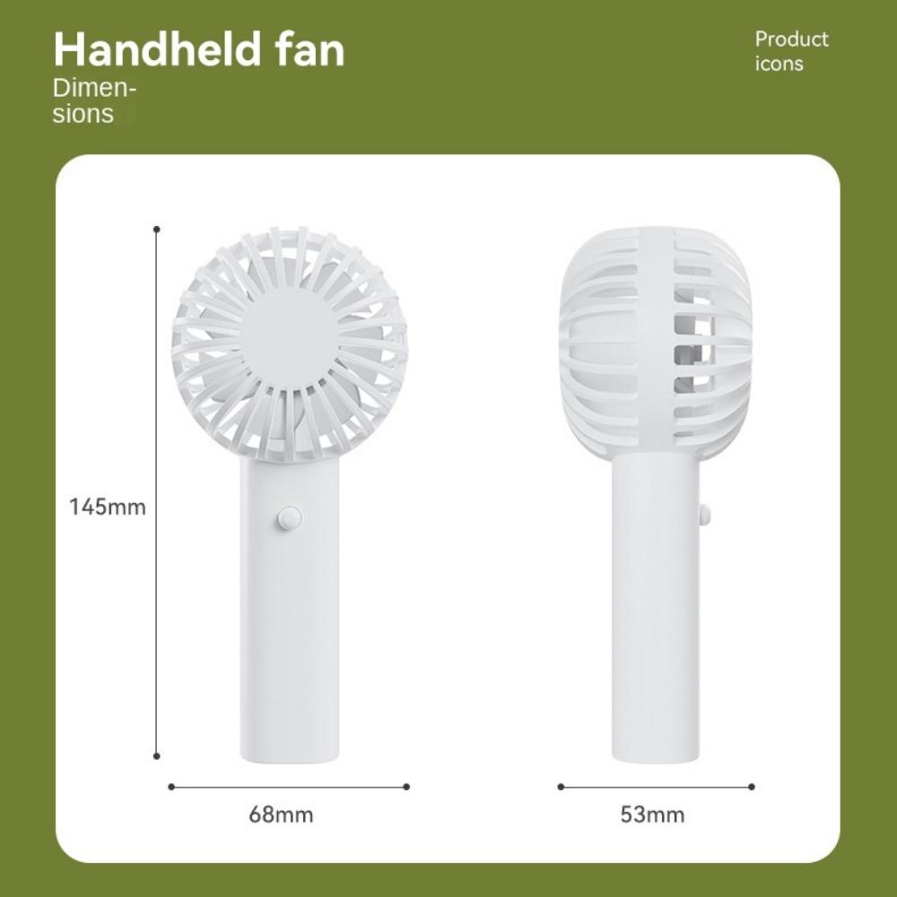 Protable Mini Portable FansHandheld USB Rechargeable Quiet Handheld Fan Lightweight Adjustable Cute Small Fan For Office Outdoor