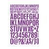 12 Sheets Alphabets Number Sticker for Sign, Scrapbooking, Crafts and Decoration Multicolour Letter Number Sticker