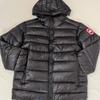 2025 Winter Oversized Puffer Jacket Unisex Badge Detail Warm Hooded Coat Men Women