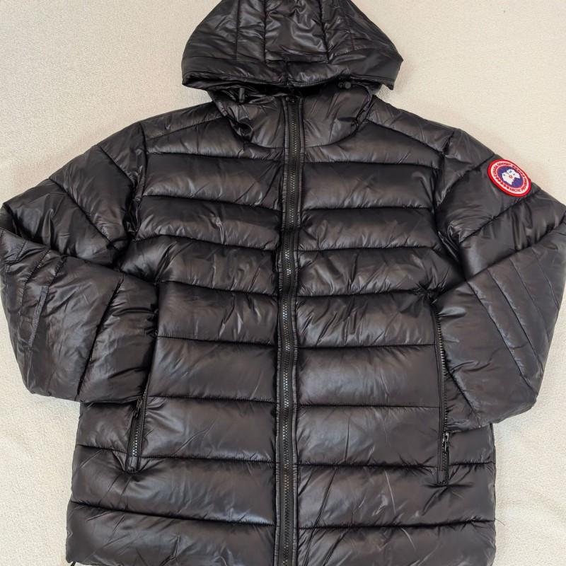 2025 Winter Oversized Puffer Jacket Unisex Badge Detail Warm Hooded Coat Men Women