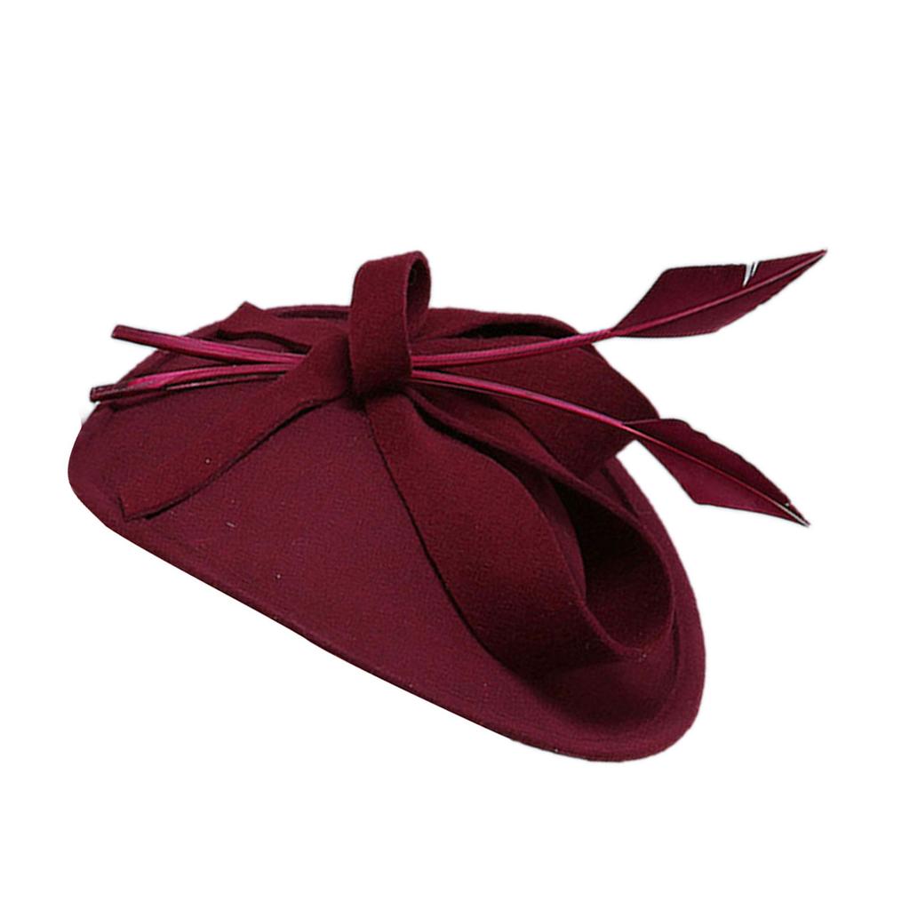 Vintage Fascinator Hat Wedding Fascinator Headband Elegant Pillbox Hat for Women Wedding Church Dinner Party