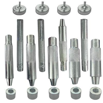 Ösenstanzer Handwerkzeug für Leder DIY - Manueller Loch- und Ösenmontage Hammerform.