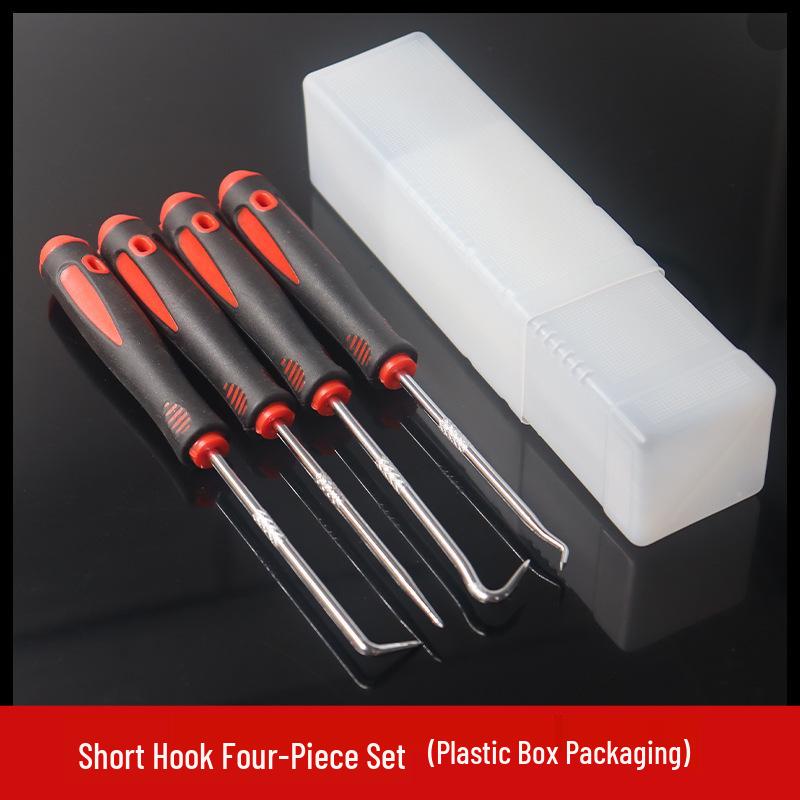 4-Piece Oil Seal Hook Set for Auto Repair & Home Maintenance