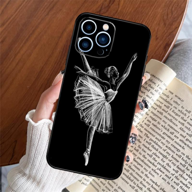

Чехол для телефона Балерина Танцовщица Балета Для iPhone 16 15 14 13 12 11 Pro Max 12 13 Mini X XR XS Max 6s 8 7 Plus Чехол iPhone 7