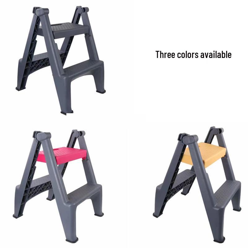 Portable Two-Step Foldable Car Wash Step Stool