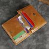"RFID Leather Card Holder: Genuine Retro Cowhide, Multi-Card Slots for Men & Women"