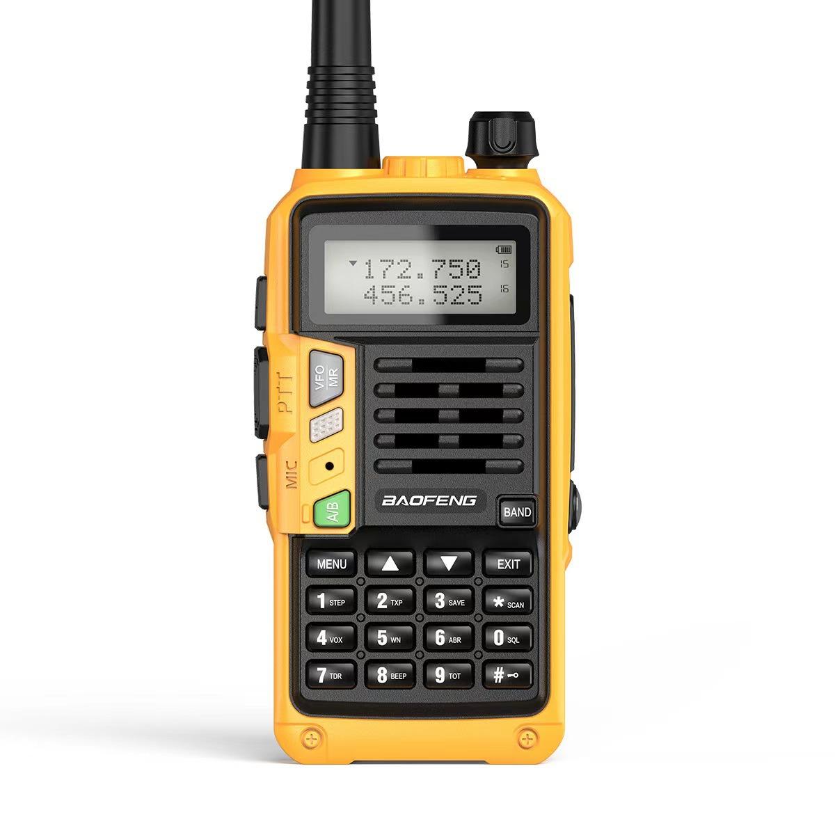 Baofeng UV-S9 Plus UV Dubbelband Hoge Vermogen USB Opladen Valbestendig Walkie Talkie oranje