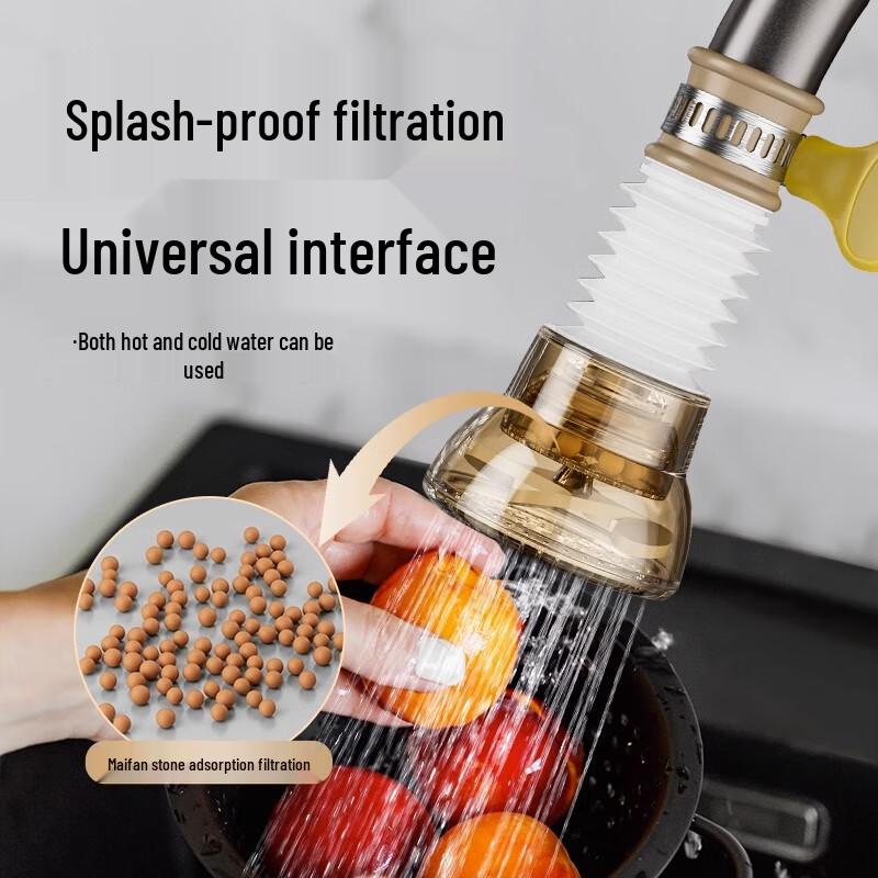 Xidien Universal Kitchen Faucet Water Filter 3-Pack