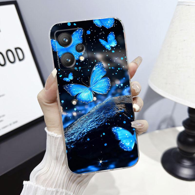 For Realme Narzo 50A N55 50A Prime 30A 50 4G Case Cover For Narzo 30 5G Marble Clear Soft Silicone Phone Case Fundas Cat Capa