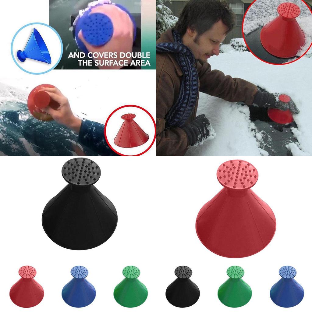 Versatile And Durable Outdoor Round Funnel Car Windshield Ice Scraper Tool