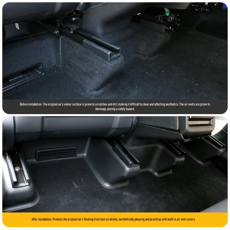 Tesla Model Y Rear Seat Anti-Kick Protector Mats and Door Sill Strips