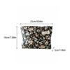 Women's Floral Embroidery Makeup Bag Fashionable and Portable Clutch Purse with Zipper Phone Organizer Pouch for Cosmetics