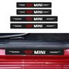 4Pcs Carbon Fiber Car Door Sill Protection Sticker Anti-scratch Refit For BMW Mini Cooper F54 F55 F56 R56 R60 SONE Roadster Clubman Coupe