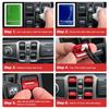 4PCS Premium Aluminum Window Decorative Switch Ring Trims Button Cover Set for Jeep Wrangler JL JLU 2018-2025 2026 & Gladiator JT -2026 Accessories -