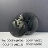 2pcs Front and Rear Emblem For VW Golf 6/Golf 7/Golf 7.5/Golf 8 Not Affect ACC Modified Black Label Flat Mirror Logo Sticker zf0