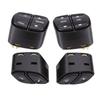4pcs Steering Wheel Radio Control Switch Buttons 21997738 Multifunction Replacement for GMC Envoy 2004 2009
