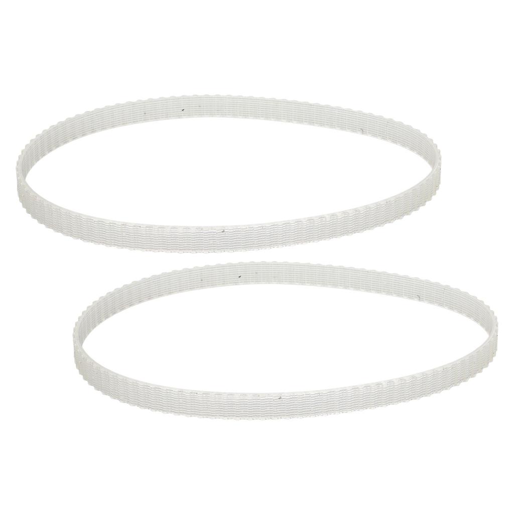 2Pcs Lathe Belt Transparent Polyurethane Transmission Accessory Replacement Part for 8x14 Mini Lathe 1.5Mx94 Teeth
