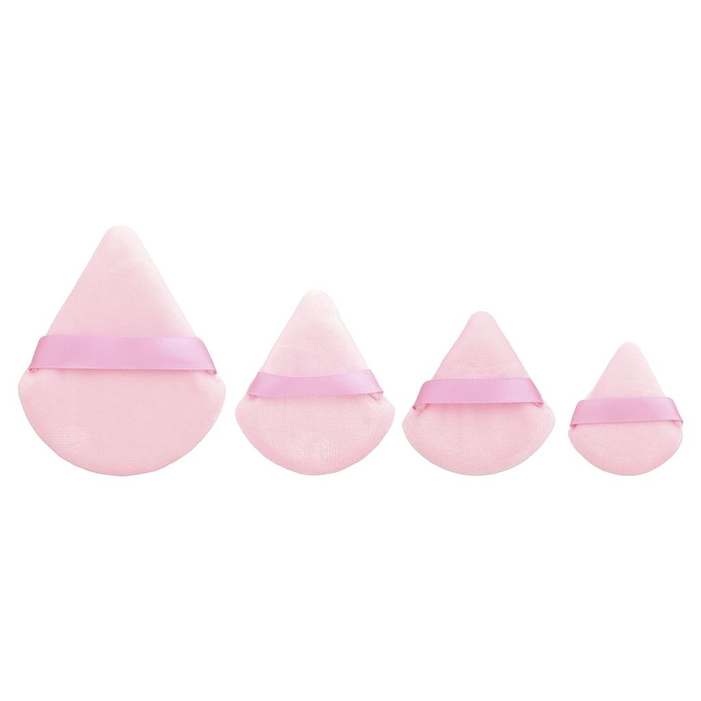 J.Cat Beauty, Assorted Pink Puffs, BR60, 4 pcs