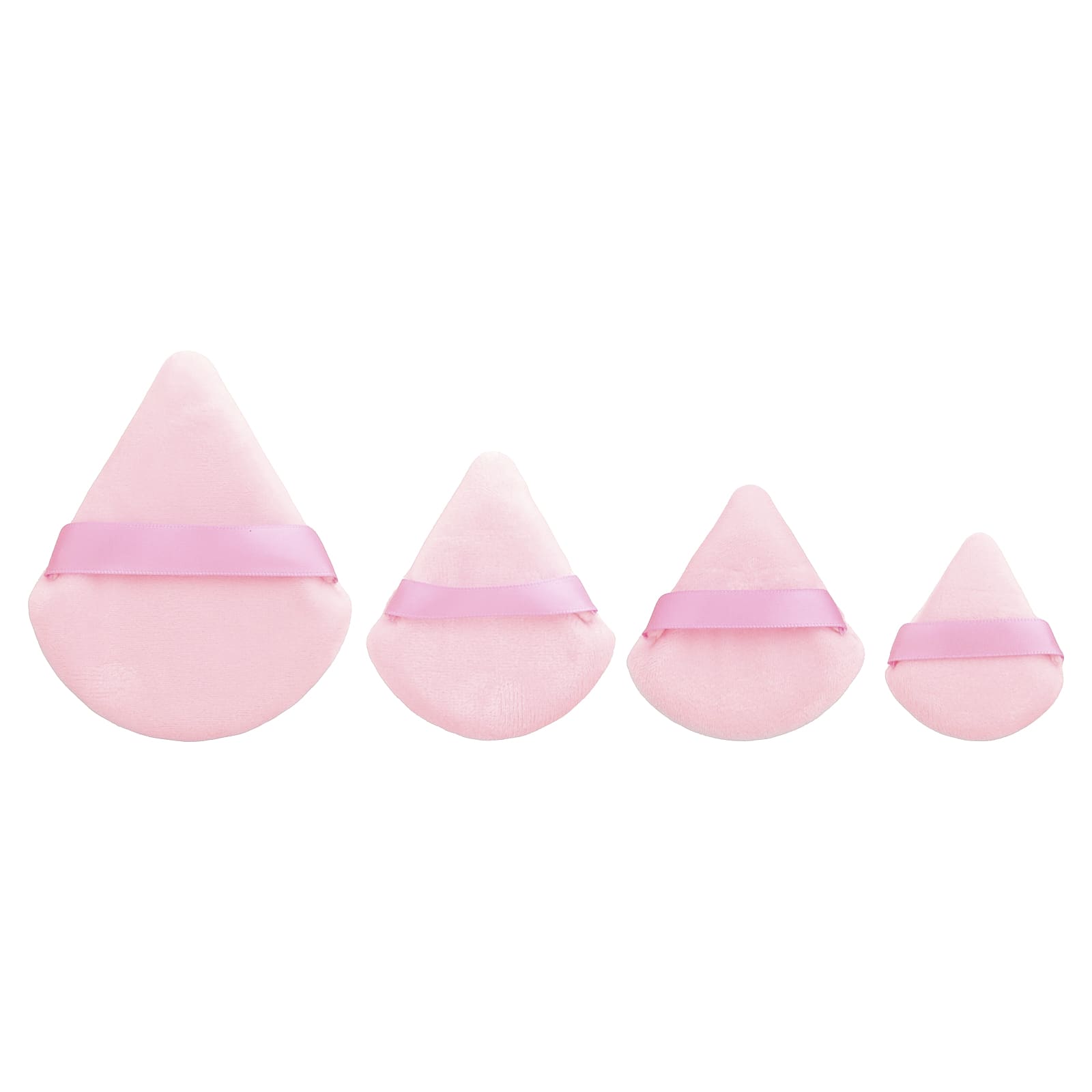 

J.Cat Beauty, Assorted Pink Puffs, BR60, 4 pcs
