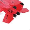 2CH RC Plane Foam Glider with Light Outdoor Toys Ready Easy to Control Jet Fighter Toy for Adults