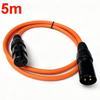 Color Coded Xlr Audio Cable Set Gold Plated Connectors Durable Jacket For Studio Recording Stage Live Dj Events Performances