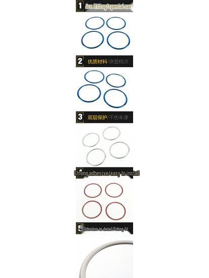 Stainless Steel Speaker Cover Ring for Southeast DX3 - Car Accessory