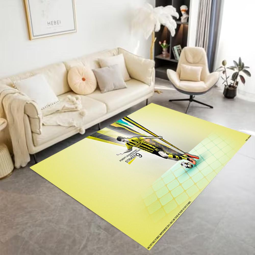 Man City Player Action Floor Rug Office Rug Design for Game Room Study room Entryway Decorate room Antislip Carpet Office home decor