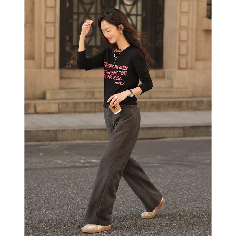 Women's Casual Letter Print Long Sleeve T-Shirt