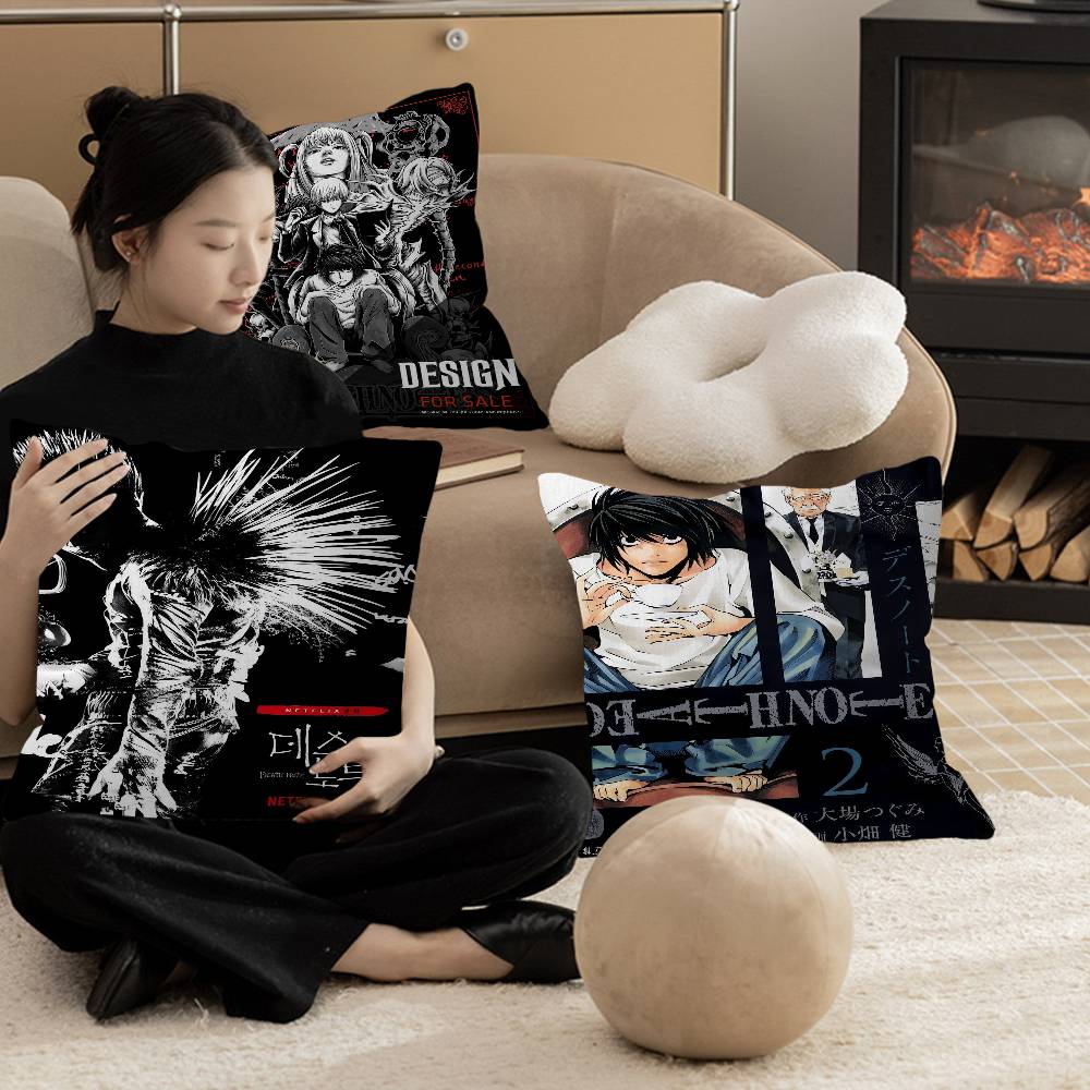 Death Note Anime Pillow Anime Pillow Sofa Bed Head Pillow Cover Cushion Cover 45x45 Cm Fashion