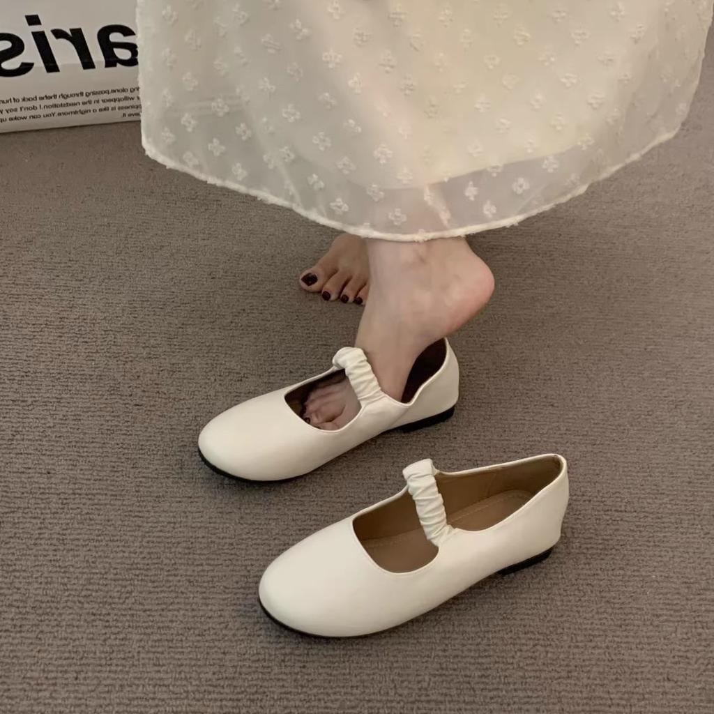 Flat Bottom Niche Mori Retro Coffee Mary Jane Single Shoes Women's 2025 Spring and Autumn Black Square Head Commuting Evening Shoes