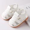 Neugeborenes Baby Mädchen Jungen römische Schuhe Sandalen erste Wanderer weiche Sohle Schuhe
