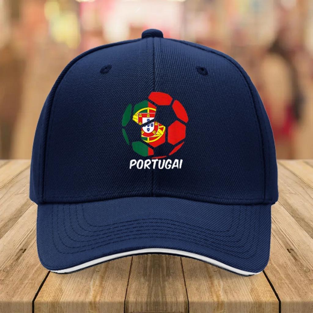 Portugal Soccer Football Fan Baseball Cap Adult Breathable Adjustable Casual Summer Hat