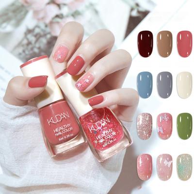 8ml Nail Polish Quick Dry Non-irritating Vivid Color Excellent Saturation Long-lasting Effect Decorative Waterproof Nail Varnish Liquid Gel Manicure