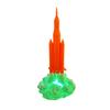 3D Design Rocket Launch Lamp Dimmable Gradient Rocket Projection Night Light Space Rocket Shape USB Powered