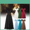 Renaissance Lady Medieval Gown Dress Cosplay Decoration Costume Performance Set