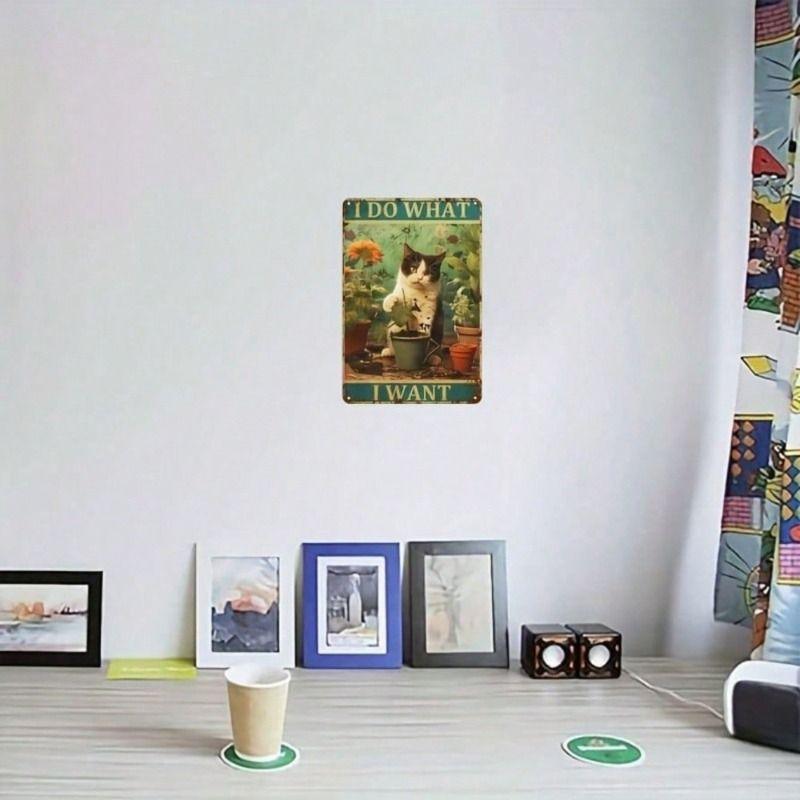 Metalen Poster Muurkunst Vintage Ik Doe Wat Ik Wil Woondecoratie