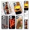 Wild Horses Running At Sunset Phone Case Cover for iPhone 17 Air 16 16e 15 13 14 11 12 Pro Max Max Plus  Coque Fundas Shell