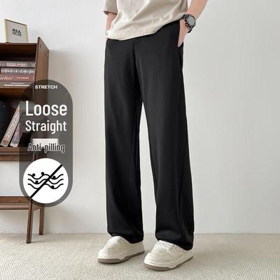 Herren lässige gerade geschnittene Freizeithose