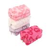 Plush Makeup Bags Soft Travel Cosmetic Storage Bag Portable Love Print Organizer Pencil Case Cute Clutch Pouch
