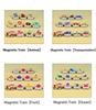 Montessori Magnetic Wooden Train Toys Early Educational Cognition Color Toy Learning Cars Animal Fruits Puzzle Train Set For Kid