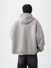 Unisex Heavyweight Double Zipper Oversized Hoodie - 2025 Autumn Trend Color Block Cardigan