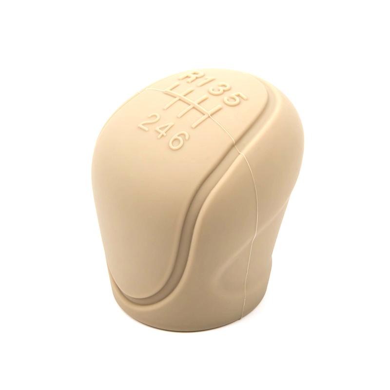 1Pc Manual 6-Speed Car Interior Accessories Car Silicone Gear Shift Knob Cover Gear Shift Non-Slip Grip Handle Protective Covers