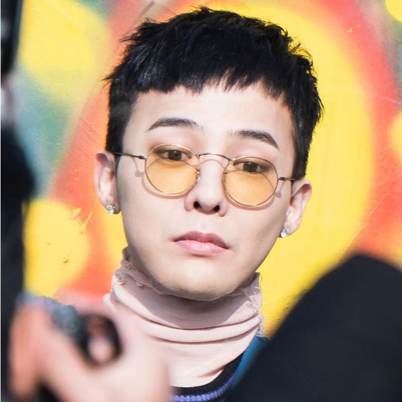 Náušnice ve stylu GD G-Dragon: Japonsko-korejské trendy náušnice s vkládaným zirkonovým diamantem pro super lesklý vzhled